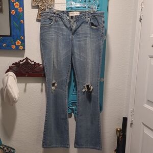 Paper Denim & Cloth Light Blue Flare Jeans